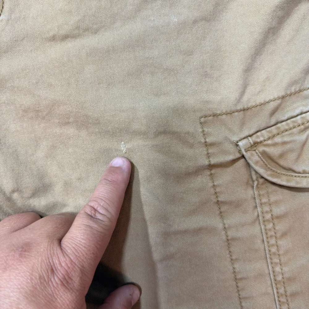 Unionbay Cargo‎ Shorts Mens 38 Tan Khaki Good Cotton Utility Pockets Relaxed